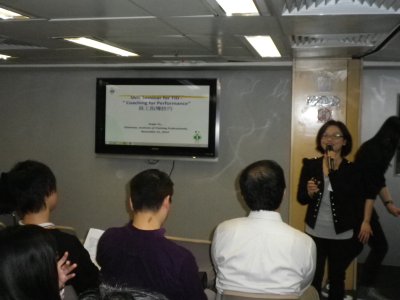 Angie seizing the opportunity to  introduce ITP to the SMEs-1.JPG